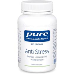 Eine weiße Flasche mit dem Etikett "Anti-Stress" von Pure Encapsulations.